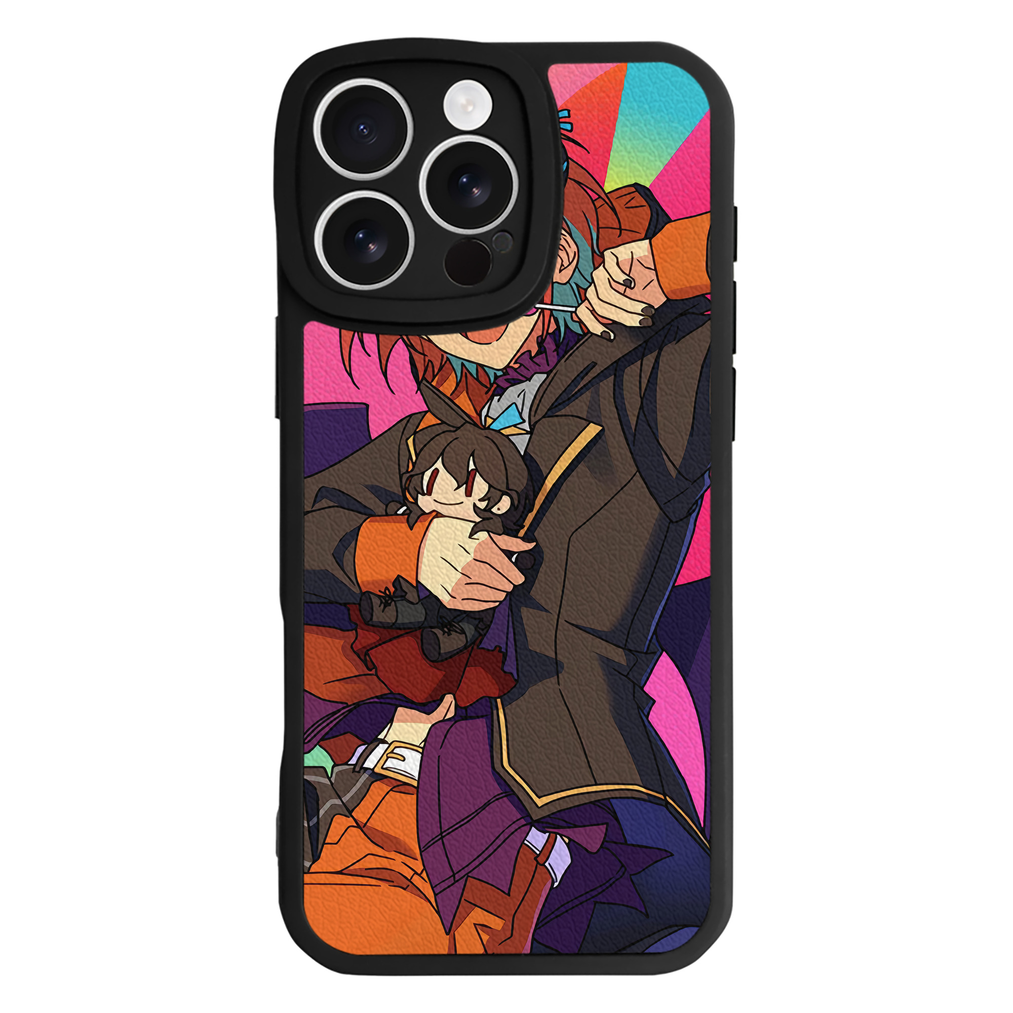 （画像用） あんさんぶるスターズ! Ensemble Stars 【iPhone 16シリーズ対応】シリコンスマホケース（レザー調） 材質：シリコン